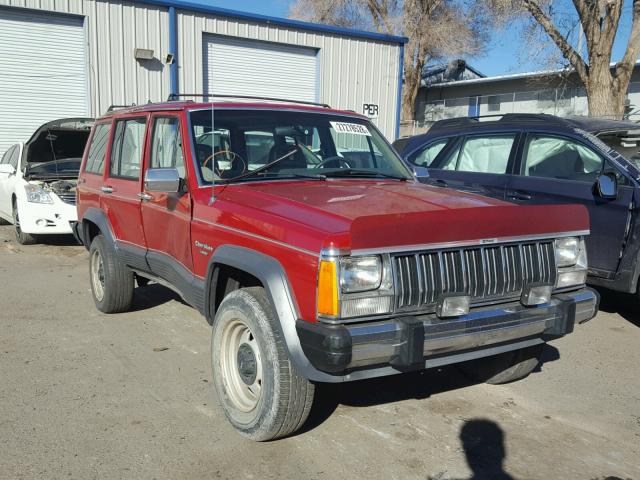 1J4FJ58L1KL519279 - 1989 JEEP CHEROKEE L RED photo 1