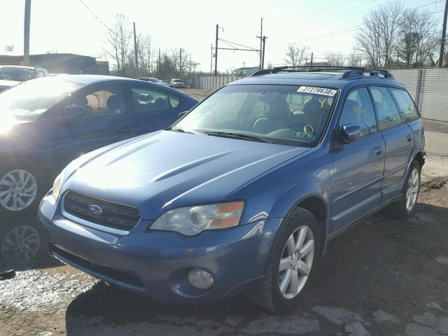 4S4BP62C377336348 - 2007 SUBARU LEGACY OUT BLUE photo 2