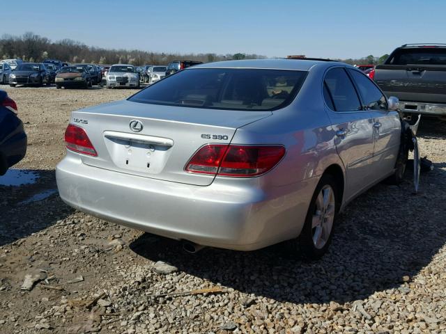 JTHBA30GX65164922 - 2006 LEXUS ES 330 SILVER photo 4