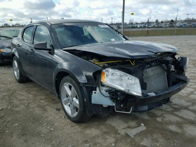 1B3BD4FB3BN554279 - 2011 DODGE AVENGER EX BLACK photo 1