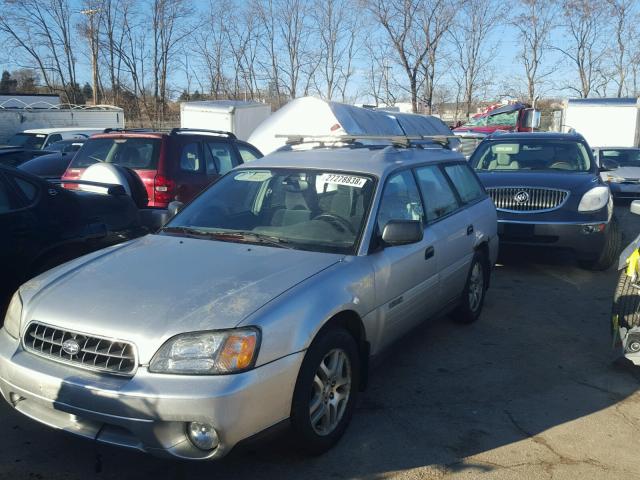 4S3BH675947620462 - 2004 SUBARU LEGACY OUT GRAY photo 2