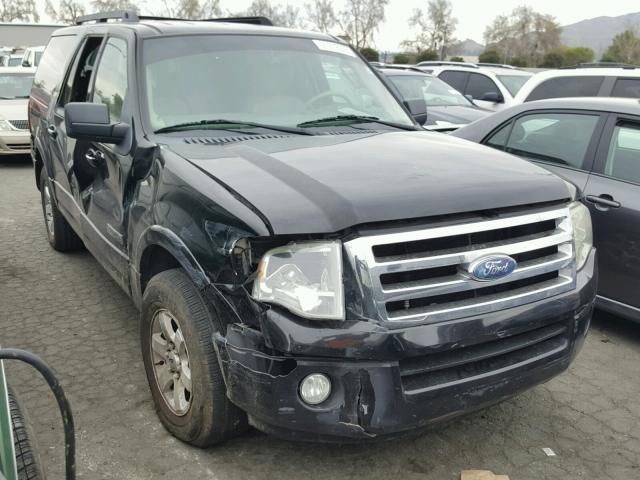 1FMFK15588LA46373 - 2008 FORD EXPEDITION BLACK photo 1