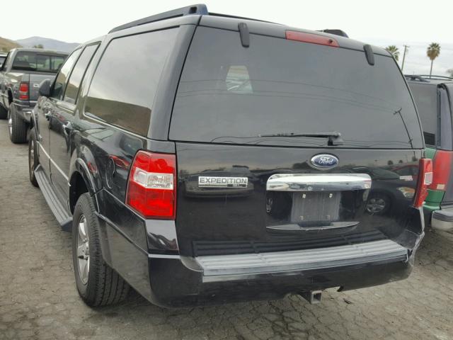 1FMFK15588LA46373 - 2008 FORD EXPEDITION BLACK photo 3