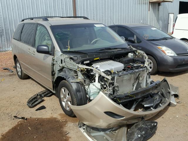 5TDZK23C98S120553 - 2008 TOYOTA SIENNA CE GOLD photo 1