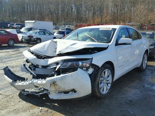 2G1105S30J9125363 - 2018 CHEVROLET IMPALA LT WHITE photo 2