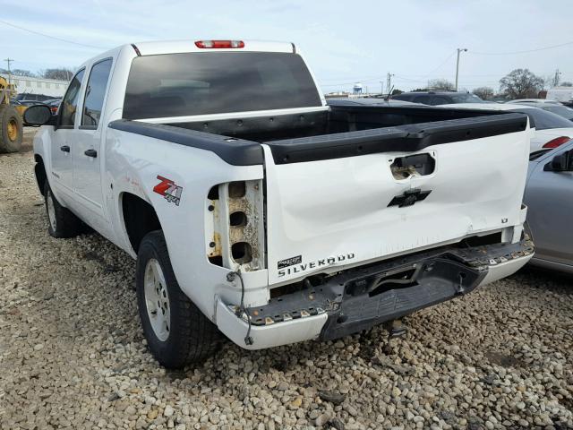 1GCPKSE72CF127053 - 2012 CHEVROLET SILVERADO WHITE photo 3