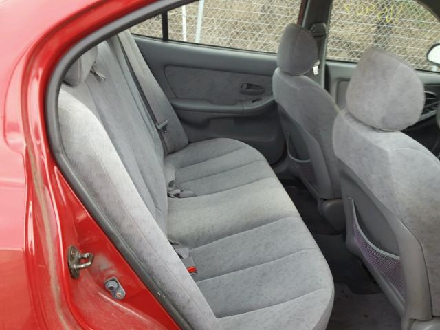 KMHDN46D46U274559 - 2006 HYUNDAI ELANTRA GL RED photo 6