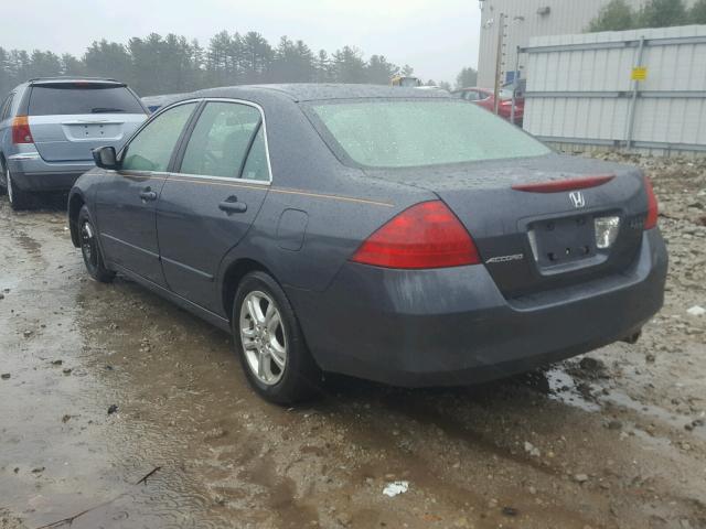 1HGCM56316A112584 - 2006 HONDA ACCORD SE BLUE photo 3