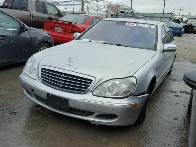 WDBNG83J74A429624 - 2004 MERCEDES-BENZ S 430 4MAT SILVER photo 2