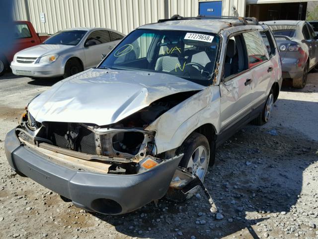 JF1SG63653H731459 - 2003 SUBARU FORESTER 2 SILVER photo 2