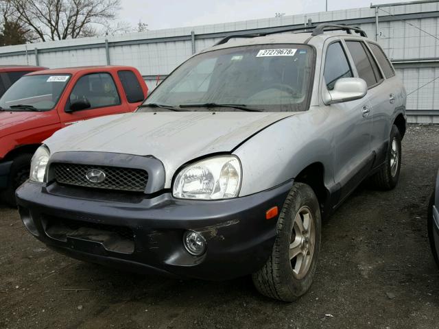 KM8SC73E94U772541 - 2004 HYUNDAI SANTA FE G GRAY photo 2