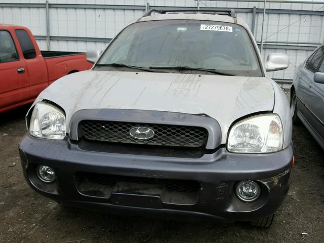 KM8SC73E94U772541 - 2004 HYUNDAI SANTA FE G GRAY photo 9