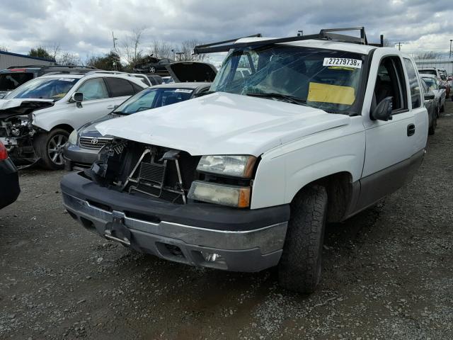 2GCEK19T531210685 - 2003 CHEVROLET SILVERADO WHITE photo 2