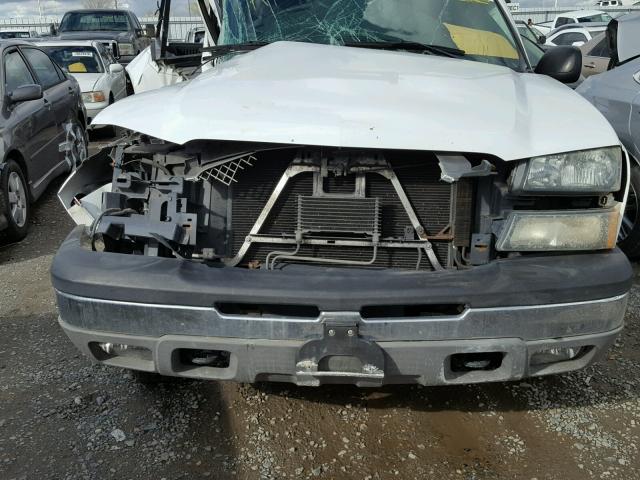 2GCEK19T531210685 - 2003 CHEVROLET SILVERADO WHITE photo 7