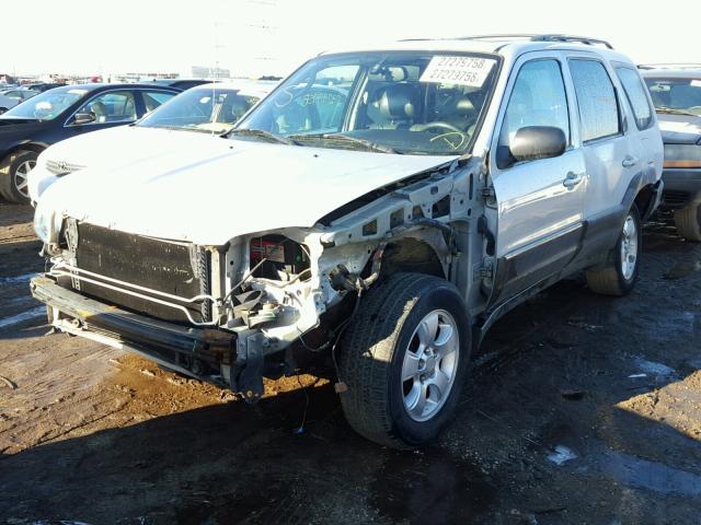 4F2CZ96104KM15000 - 2004 MAZDA TRIBUTE ES SILVER photo 2