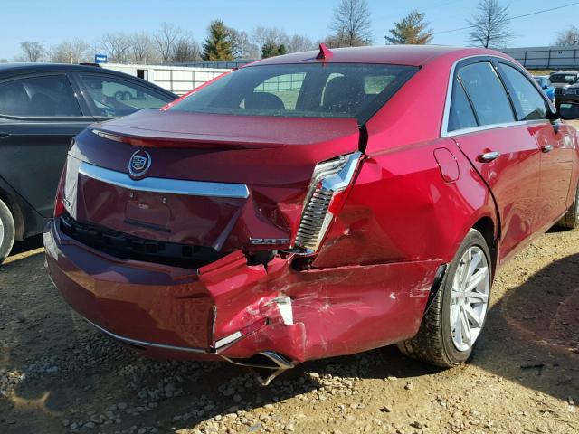 1G6AW5SXXE0197974 - 2014 CADILLAC CTS RED photo 9