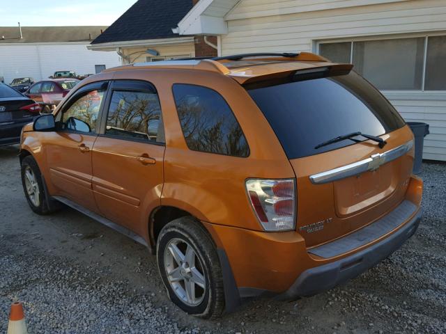 2CNDL73F056000351 - 2005 CHEVROLET EQUINOX LT ORANGE photo 3