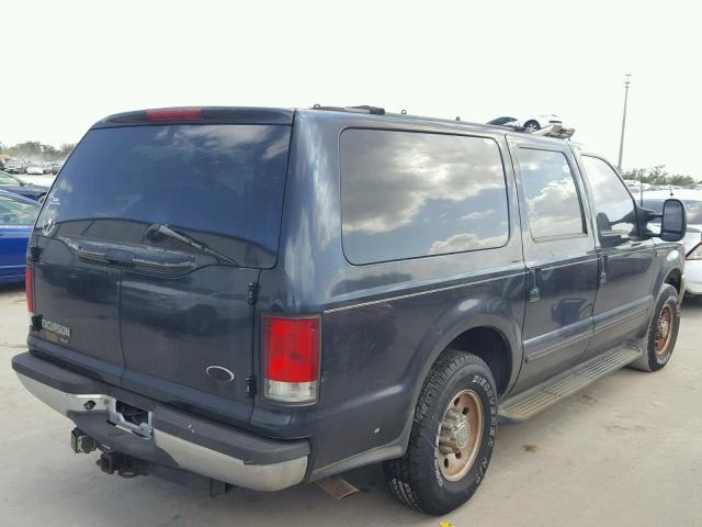 1FMNU40S5YEE51518 - 2000 FORD EXCURSION BLACK photo 4