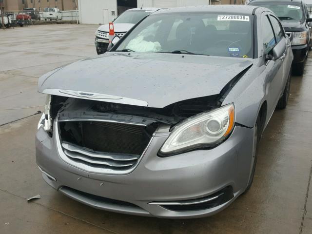 1C3CCBBB2DN672086 - 2013 CHRYSLER 200 TOURIN GRAY photo 2