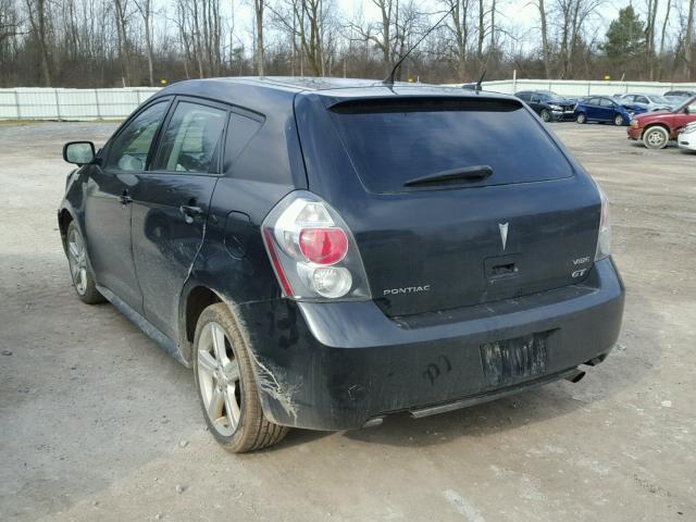 5Y2SL67049Z406672 - 2009 PONTIAC VIBE BLACK photo 3