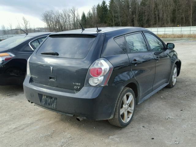 5Y2SL67049Z406672 - 2009 PONTIAC VIBE BLACK photo 4