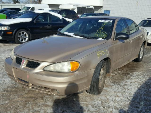 1G2NF52E23C315934 - 2003 PONTIAC GRAND AM S 棕色 照片 2