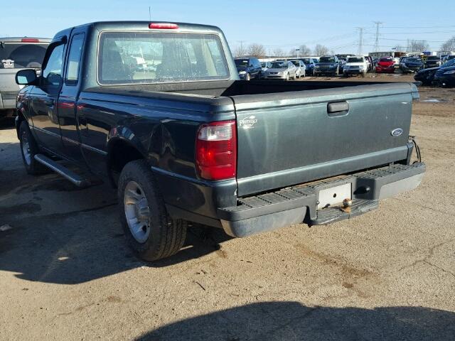 1FTYR14UX5PA29466 - 2005 FORD RANGER SUP BLACK photo 3