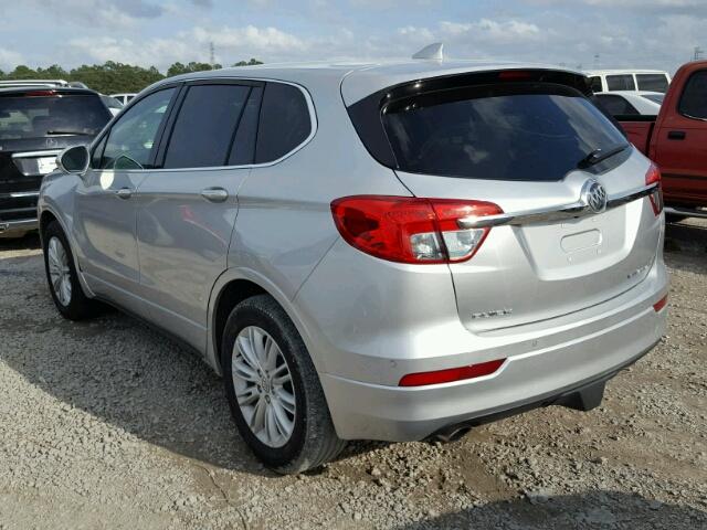 LRBFXASA2HD028838 - 2017 BUICK ENVISION P SILVER photo 3