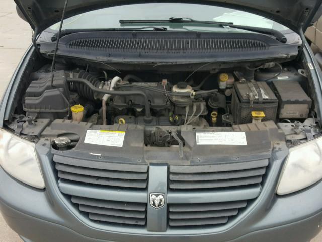 1D4GP24R07B177535 - 2007 DODGE GRAND CARA GREEN photo 7