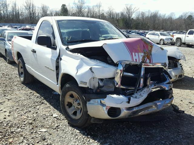 1D7HA16D14J244357 - 2004 DODGE RAM 1500 S WHITE photo 1