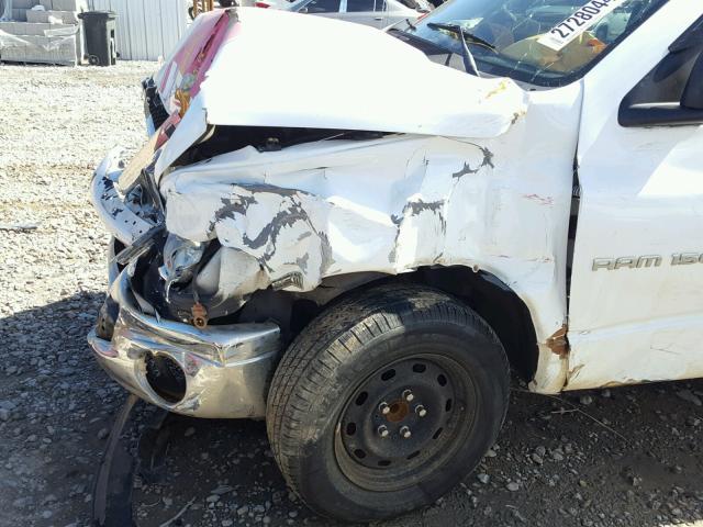 1D7HA16D14J244357 - 2004 DODGE RAM 1500 S WHITE photo 9