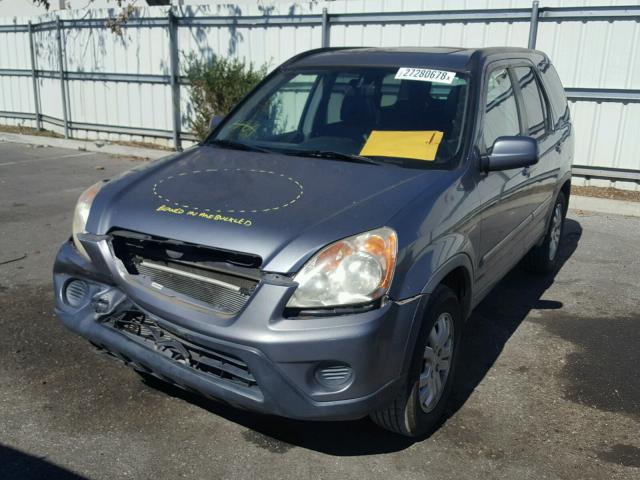 JHLRD78995C063372 - 2005 HONDA CR-V SE GRAY photo 2