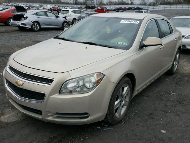 1G1ZC5E06AF110918 - 2010 CHEVROLET MALIBU 1LT TAN photo 2