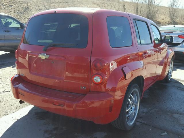 3GNDA13D28S636448 - 2008 CHEVROLET HHR LS 红色 照片 4