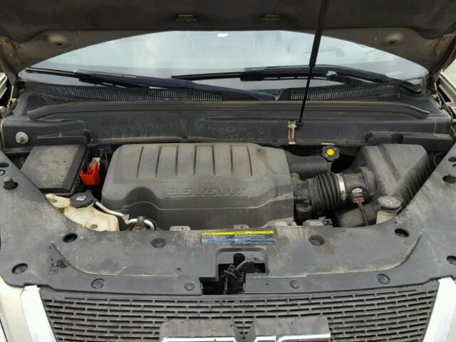 1GKER33718J305815 - 2008 GMC ACADIA SLT თაფლისფერი ფოტო 7