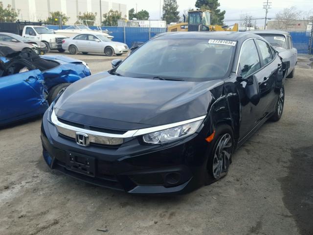 2HGFC2F88GH542061 - 2016 HONDA CIVIC EX შავი ფოტო 2