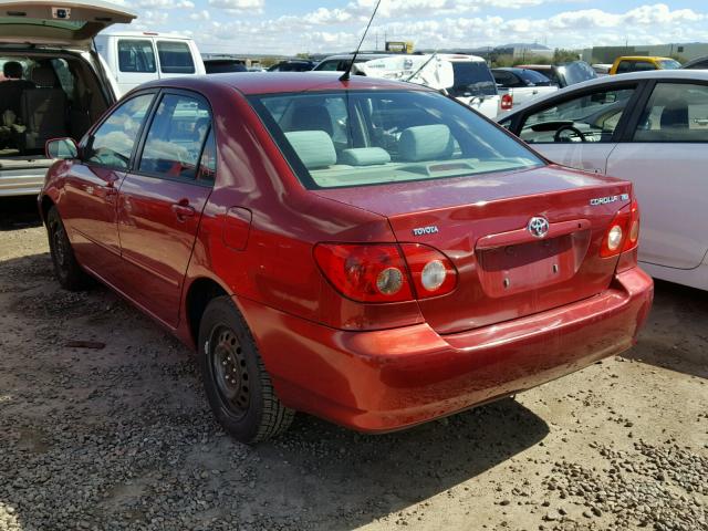 1NXBR30E58Z970082 - 2008 TOYOTA COROLLA CE RED photo 3