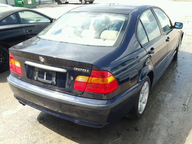 WBAEV33485KW18134 - 2005 BMW 325 I BLUE photo 4