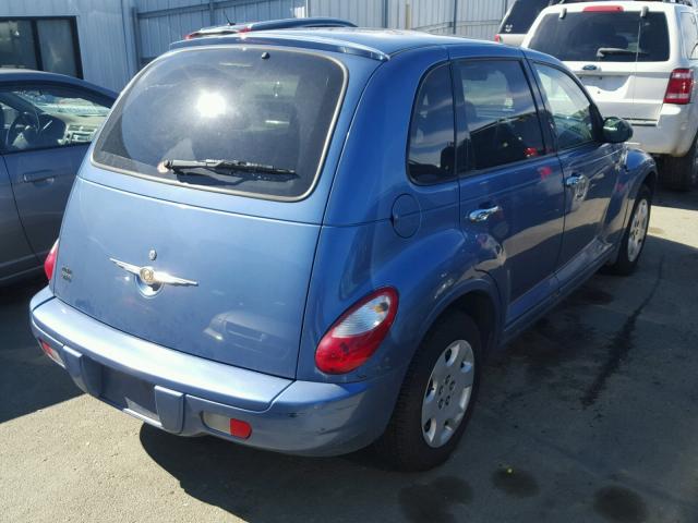 3A4FY58BX6T367760 - 2006 CHRYSLER PT CRUISER BLUE photo 4