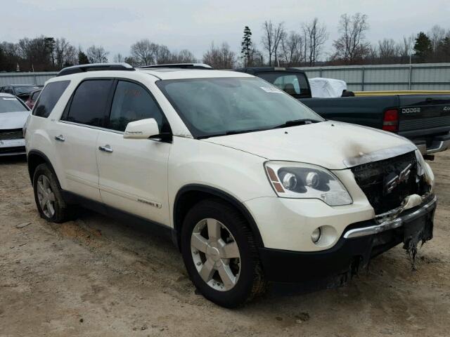 1GKEV33787J162985 - 2007 GMC ACADIA SLT CREAM photo 1