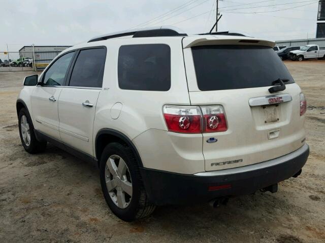 1GKEV33787J162985 - 2007 GMC ACADIA SLT CREAM photo 3