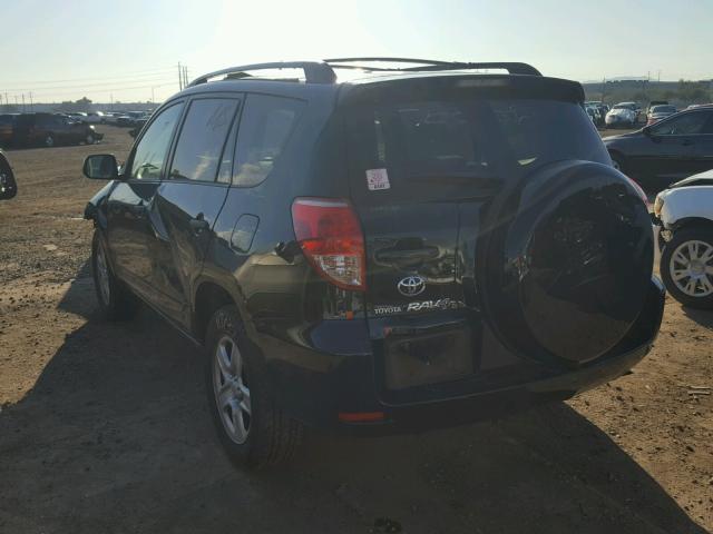 JTMZD33V476023356 - 2007 TOYOTA RAV4 BLACK photo 3