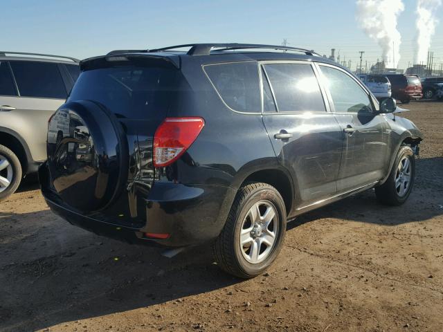 JTMZD33V476023356 - 2007 TOYOTA RAV4 BLACK photo 4