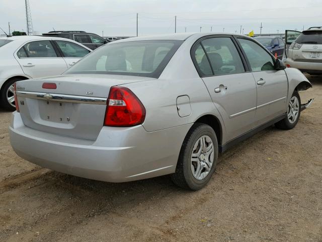 1G1ZS57F97F259286 - 2007 CHEVROLET MALIBU LS ვერცხლისფერი ფოტო 4