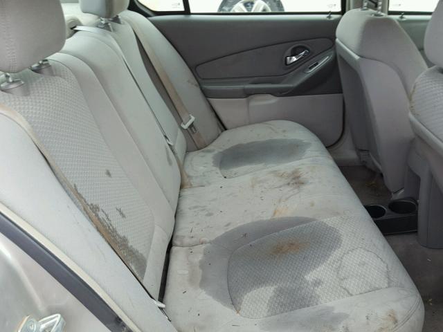 1G1ZS57F97F259286 - 2007 CHEVROLET MALIBU LS ვერცხლისფერი ფოტო 6