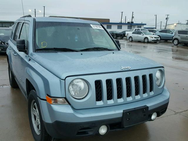 1C4NJPBA3DD191364 - 2013 JEEP PATRIOT SP BLUE photo 1