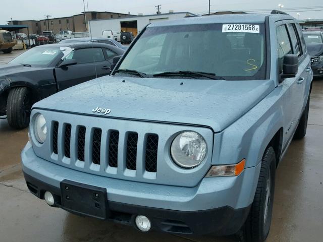 1C4NJPBA3DD191364 - 2013 JEEP PATRIOT SP BLUE photo 2