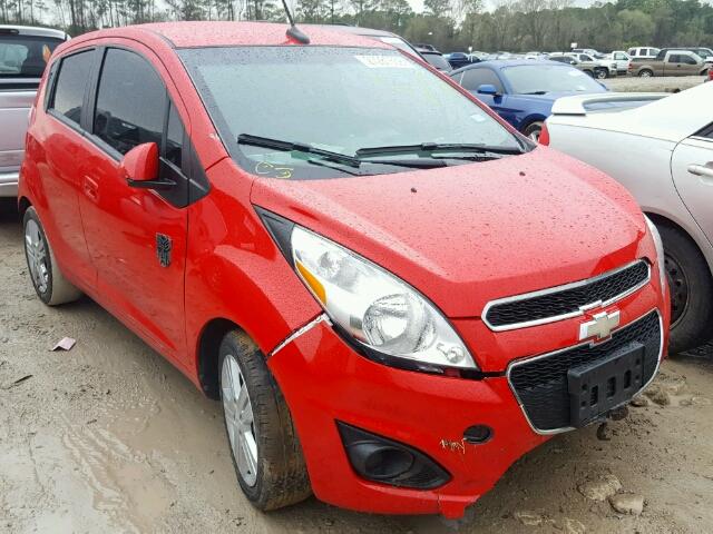 KL8CB6S98EC495245 - 2014 CHEVROLET SPARK LS RED photo 1