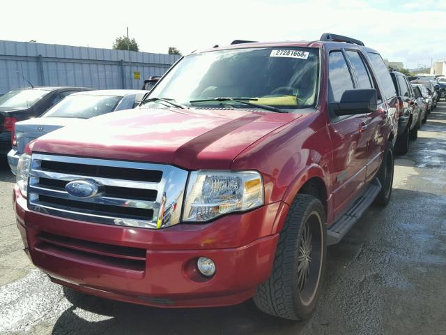 1FMFU15508LA02183 - 2008 FORD EXPEDITION RED photo 2