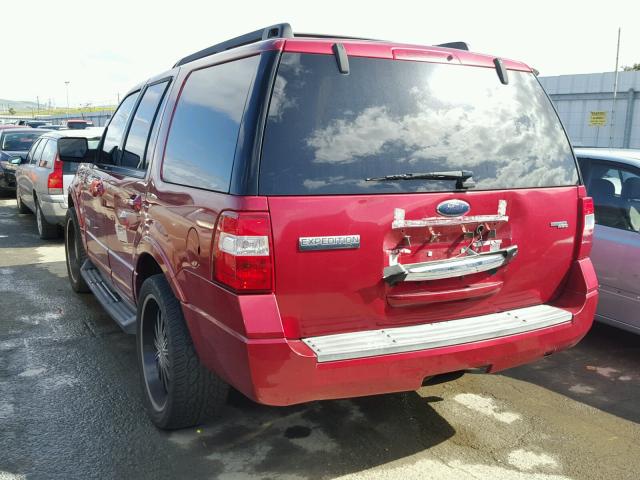 1FMFU15508LA02183 - 2008 FORD EXPEDITION RED photo 3